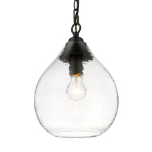 Golden Canada 1094-S BLK-HCG - Golden Lighting Ariella 1-light Pendant in Matte Black